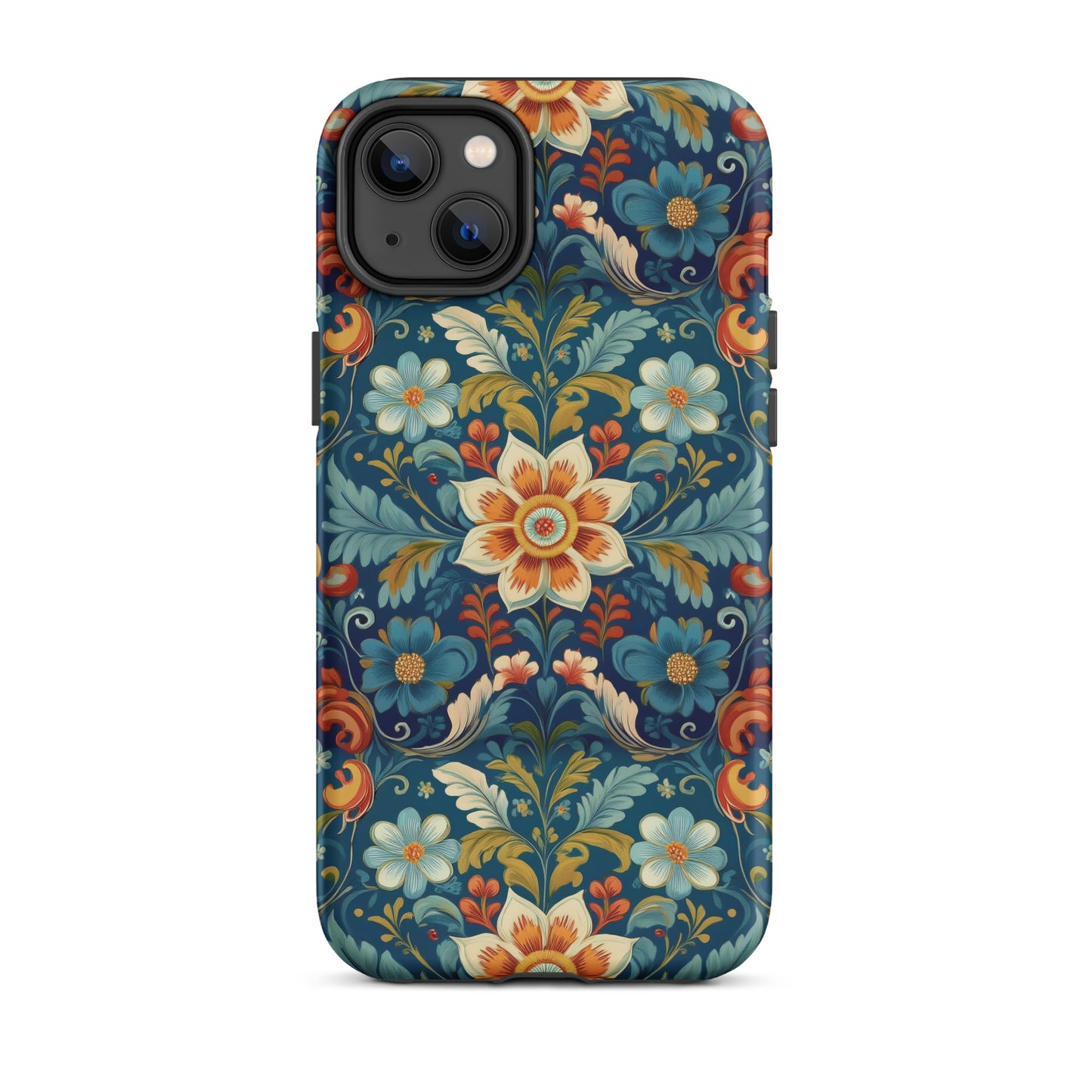 Norwegian Rosemaling Tough MagSafe iPhone® Case - The Global Wanderer