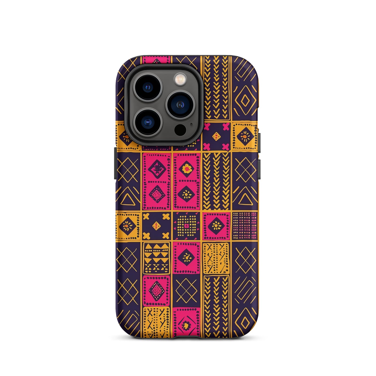 Ghanaian Kente Cloth Tough MagSafe iPhone® Case - The Global Wanderer