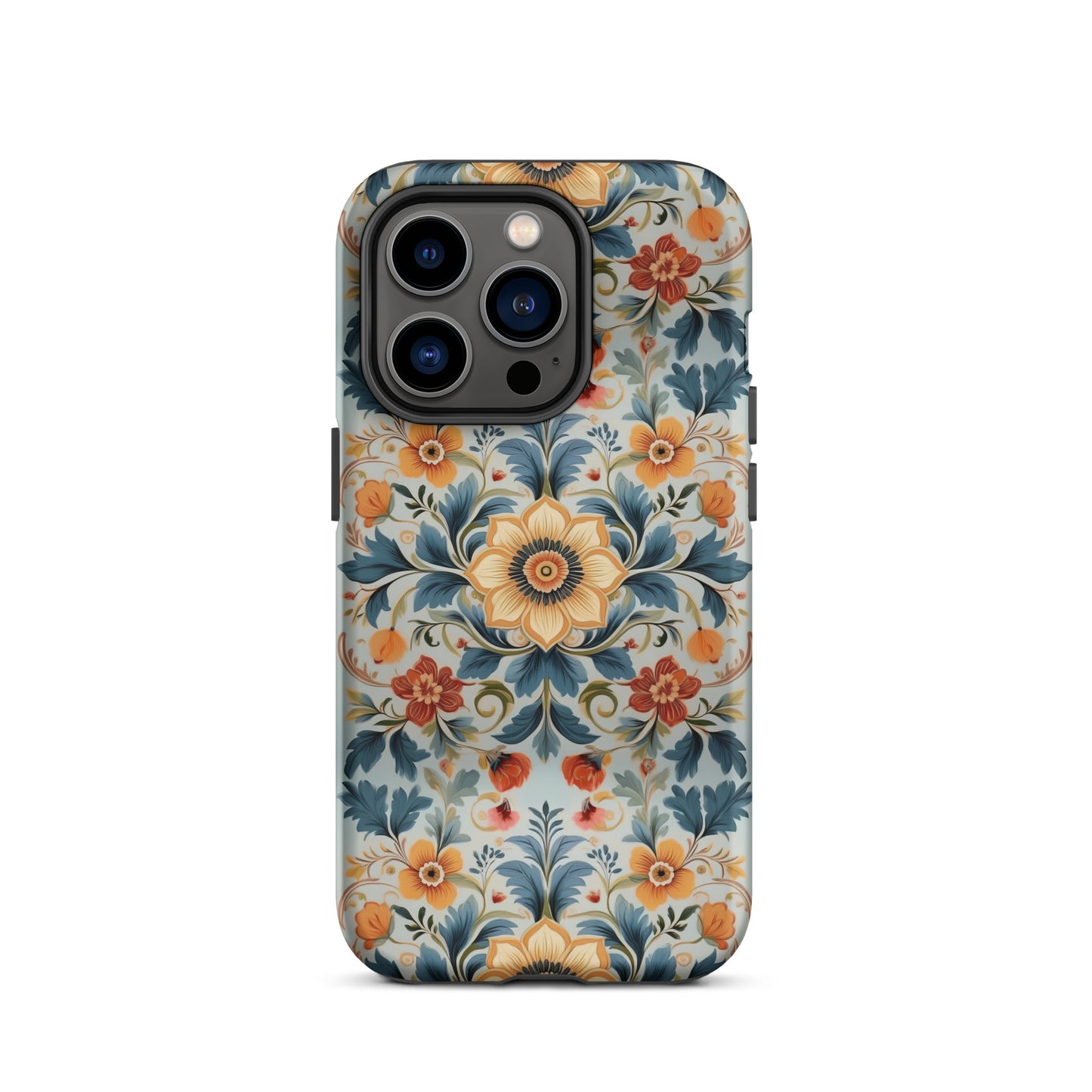 Norwegian Rosemaling Tough MagSafe iPhone® Case - The Global Wanderer