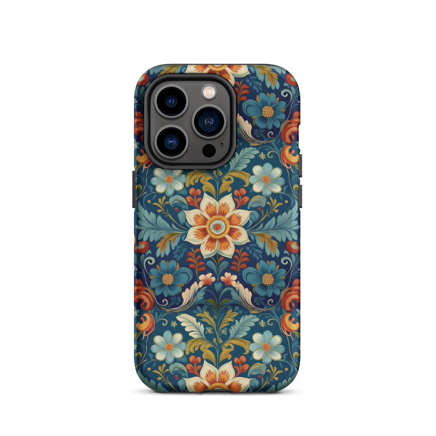 Norwegian Rosemaling Tough MagSafe iPhone® Case - The Global Wanderer