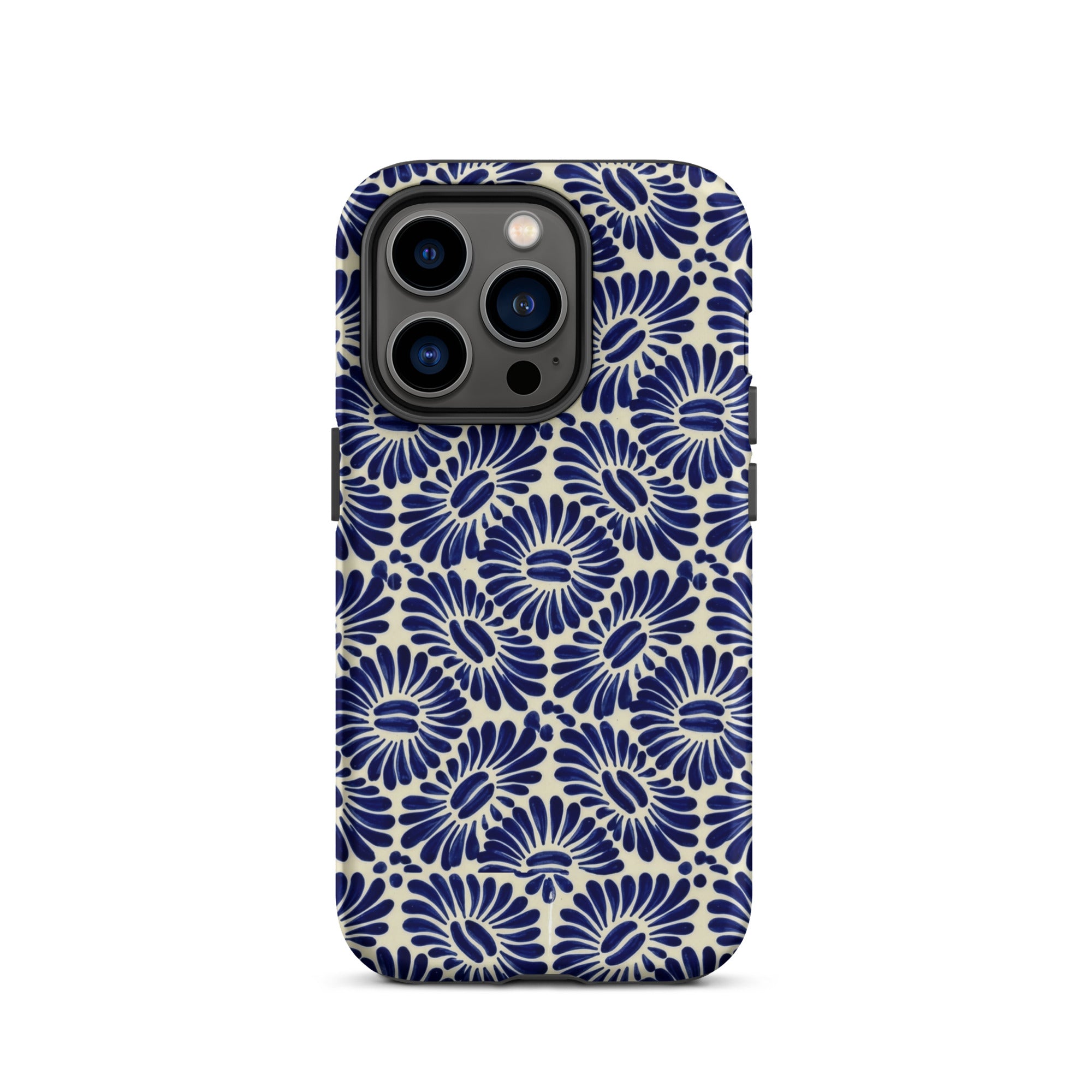 Tlaxcala Talavera Tile MagSafe iPhone Case - The Global Wanderer