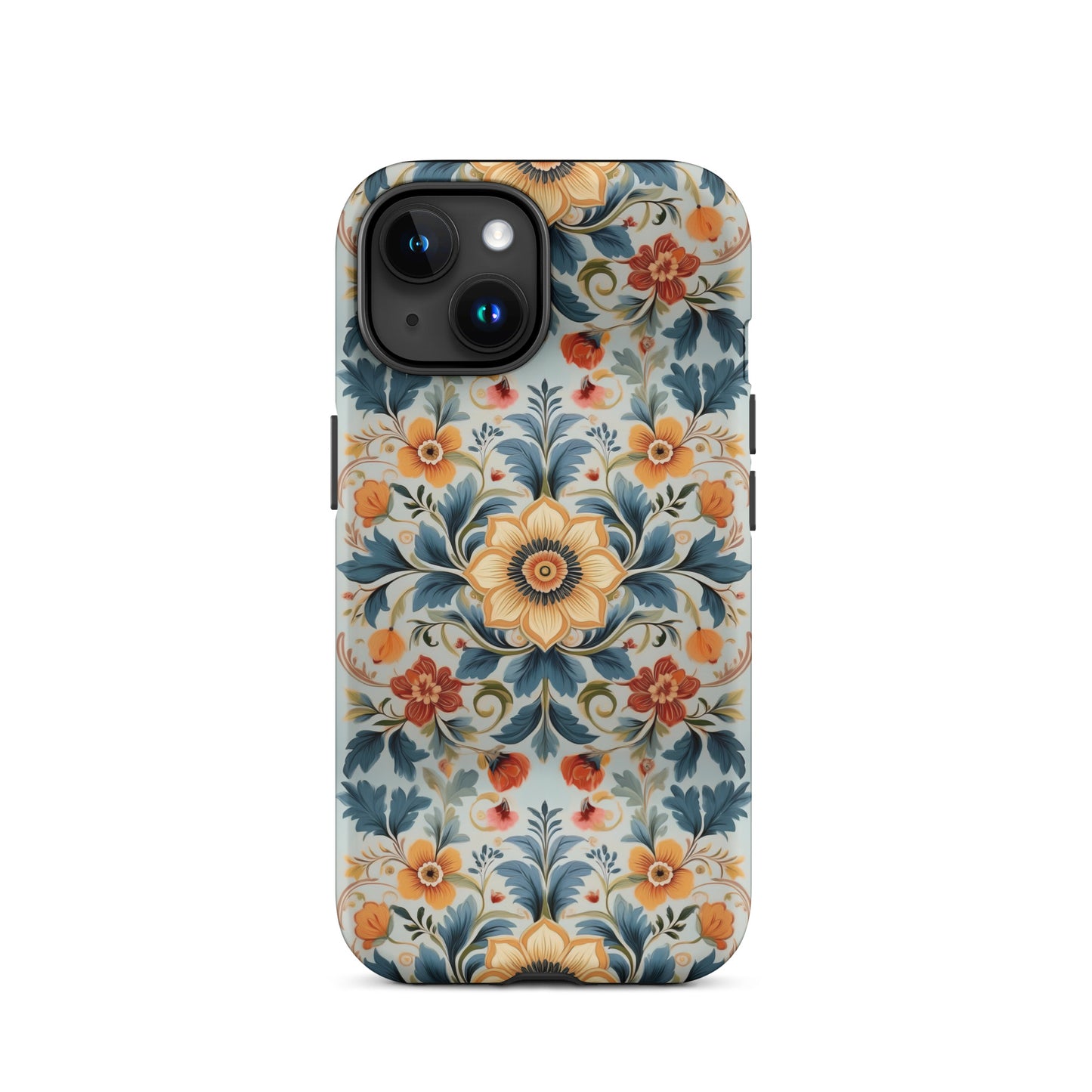 Norwegian Rosemaling Tough MagSafe iPhone® Case - The Global Wanderer