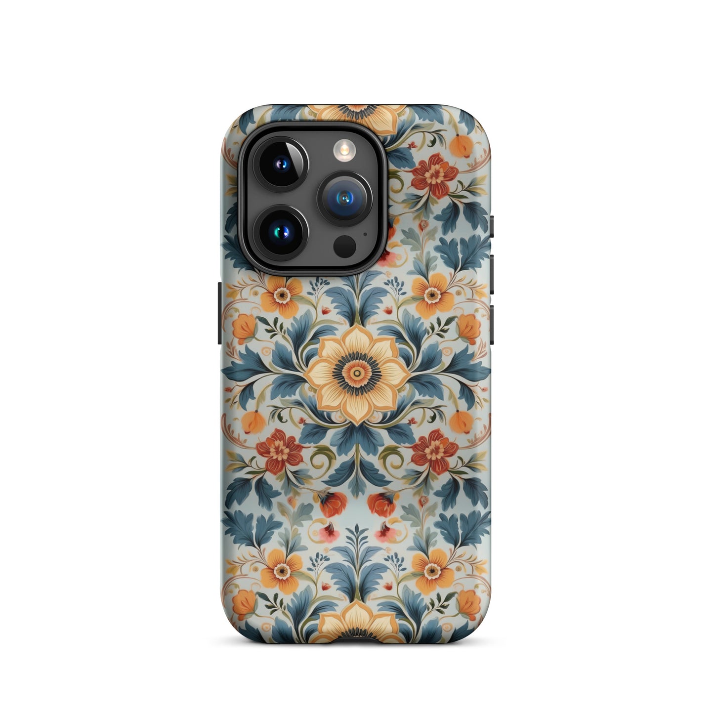 Norwegian Rosemaling Tough MagSafe iPhone® Case - The Global Wanderer