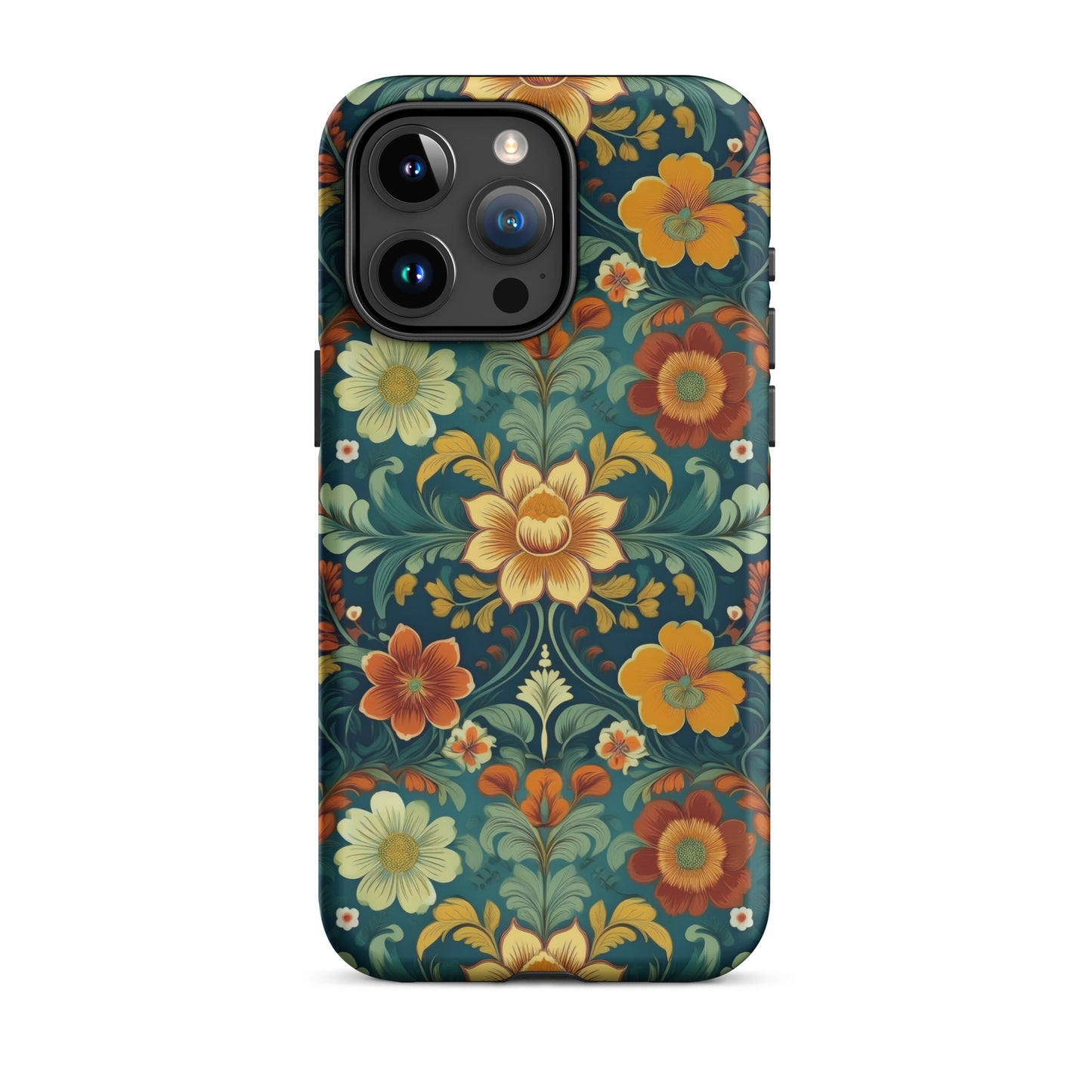 Norwegian Rosemaling Tough MagSafe iPhone® Case - The Global Wanderer