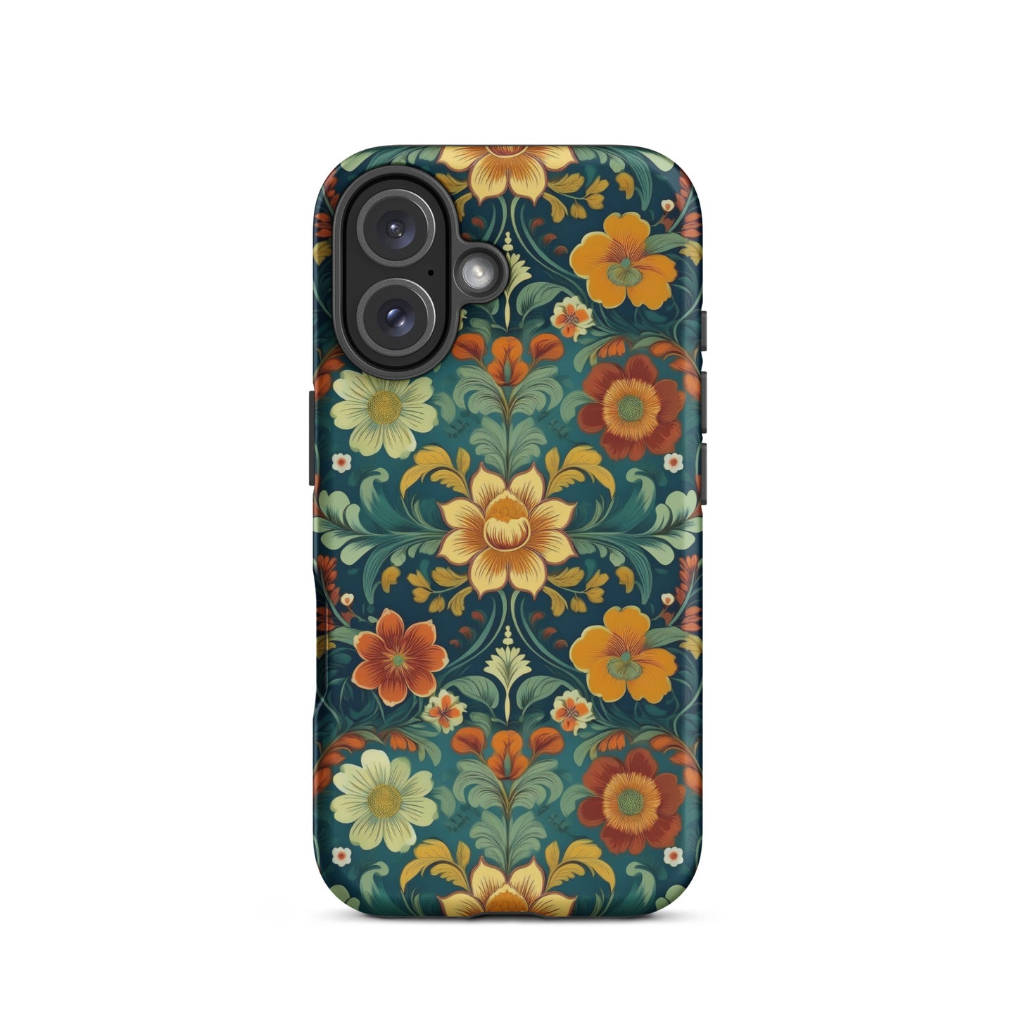 Norwegian Rosemaling Tough MagSafe iPhone® Case - The Global Wanderer