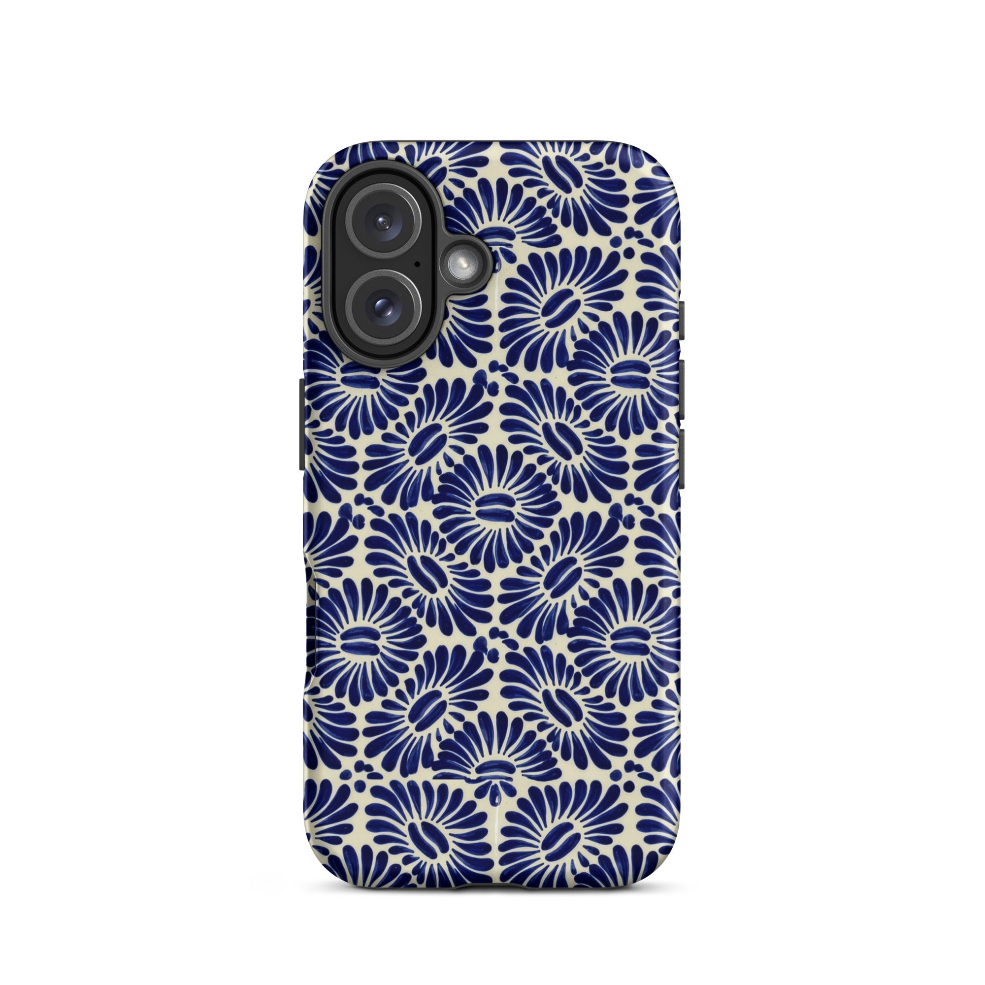 Tlaxcala Talavera Tile MagSafe iPhone Case - The Global Wanderer