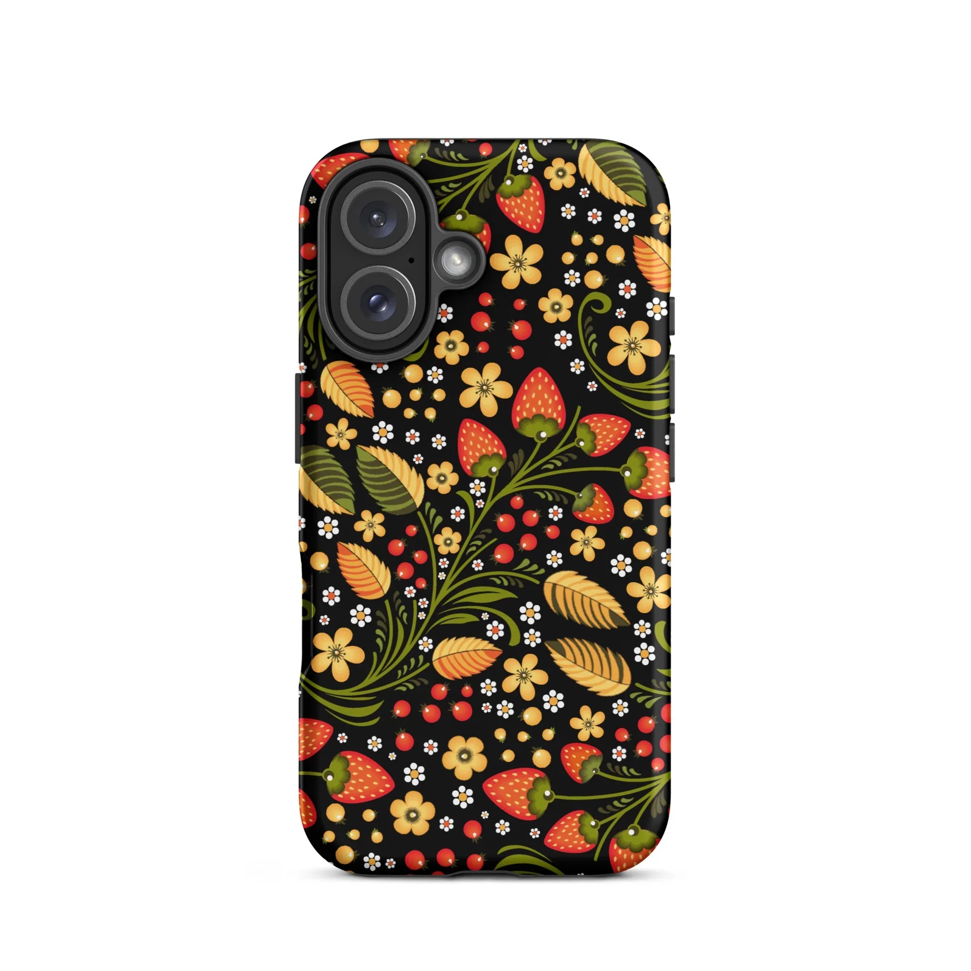 Moscow Berry Khokhloma iPhone Case | Globally Inspired MagSafe