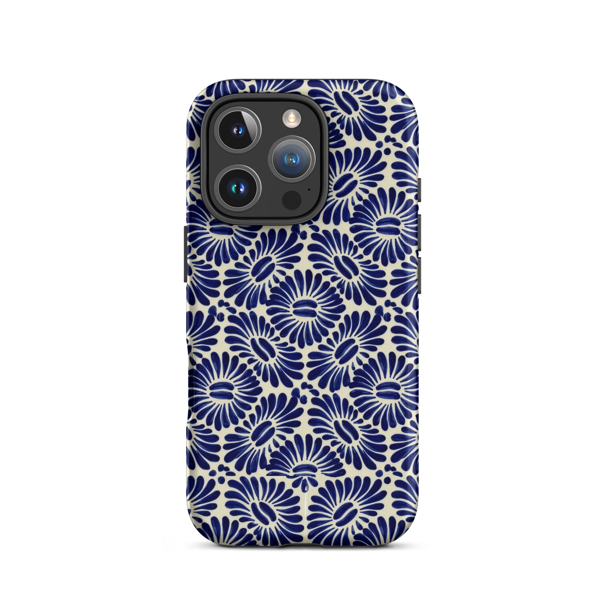 Tlaxcala Talavera Tile MagSafe iPhone Case - The Global Wanderer
