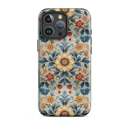 Norwegian Rosemaling Tough MagSafe iPhone® Case - The Global Wanderer