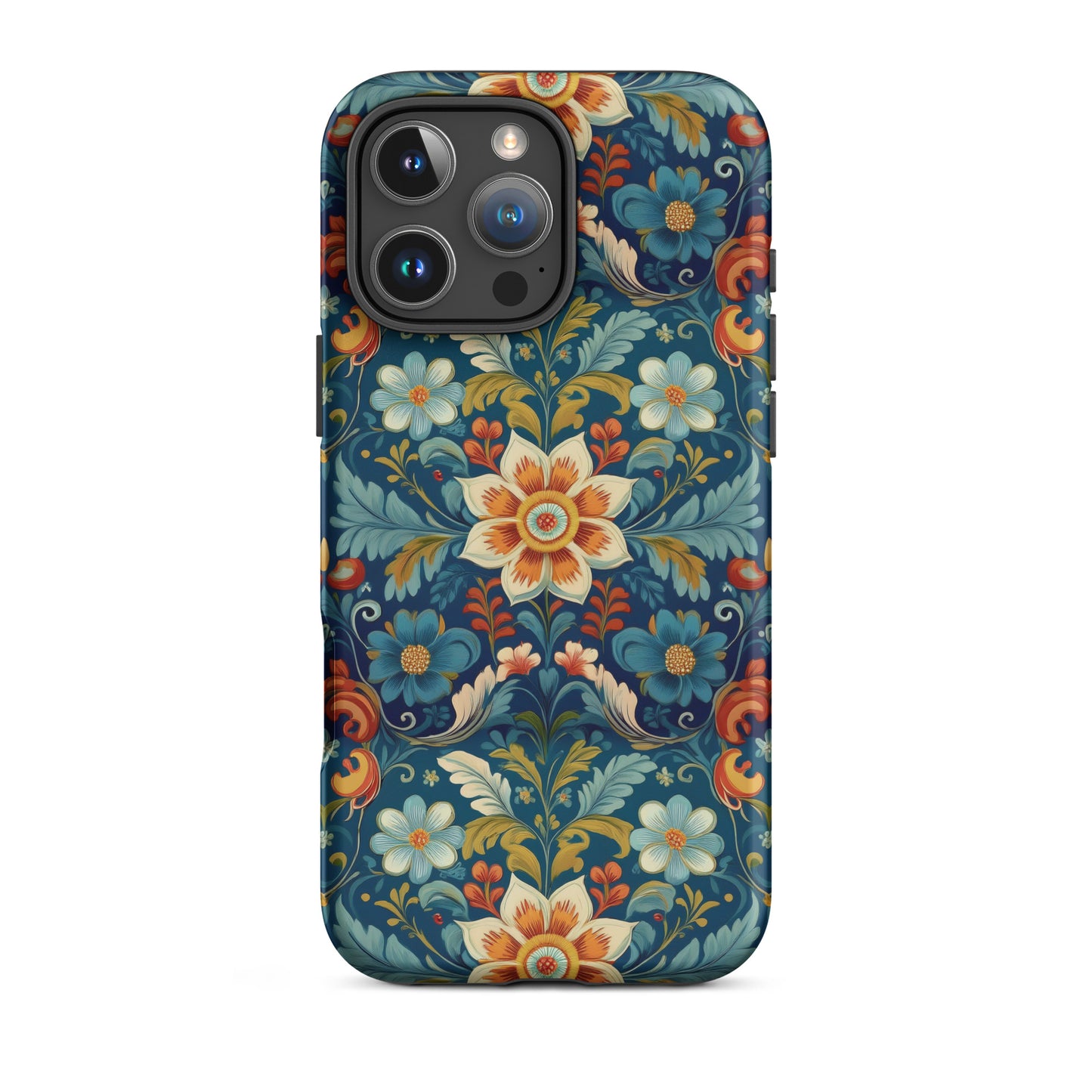 Norwegian Rosemaling Tough MagSafe iPhone® Case - The Global Wanderer