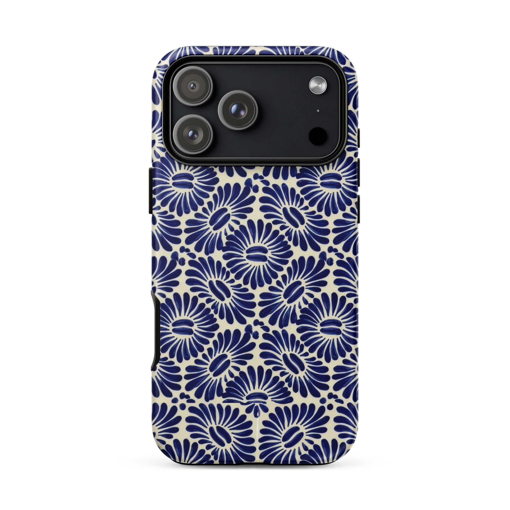 Tlaxcala Talavera Tile MagSafe iPhone Case - The Global Wanderer