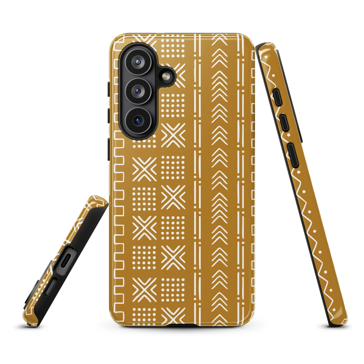 Savanna Ochre Mud Cloth Samsung Case - The Global Wanderer