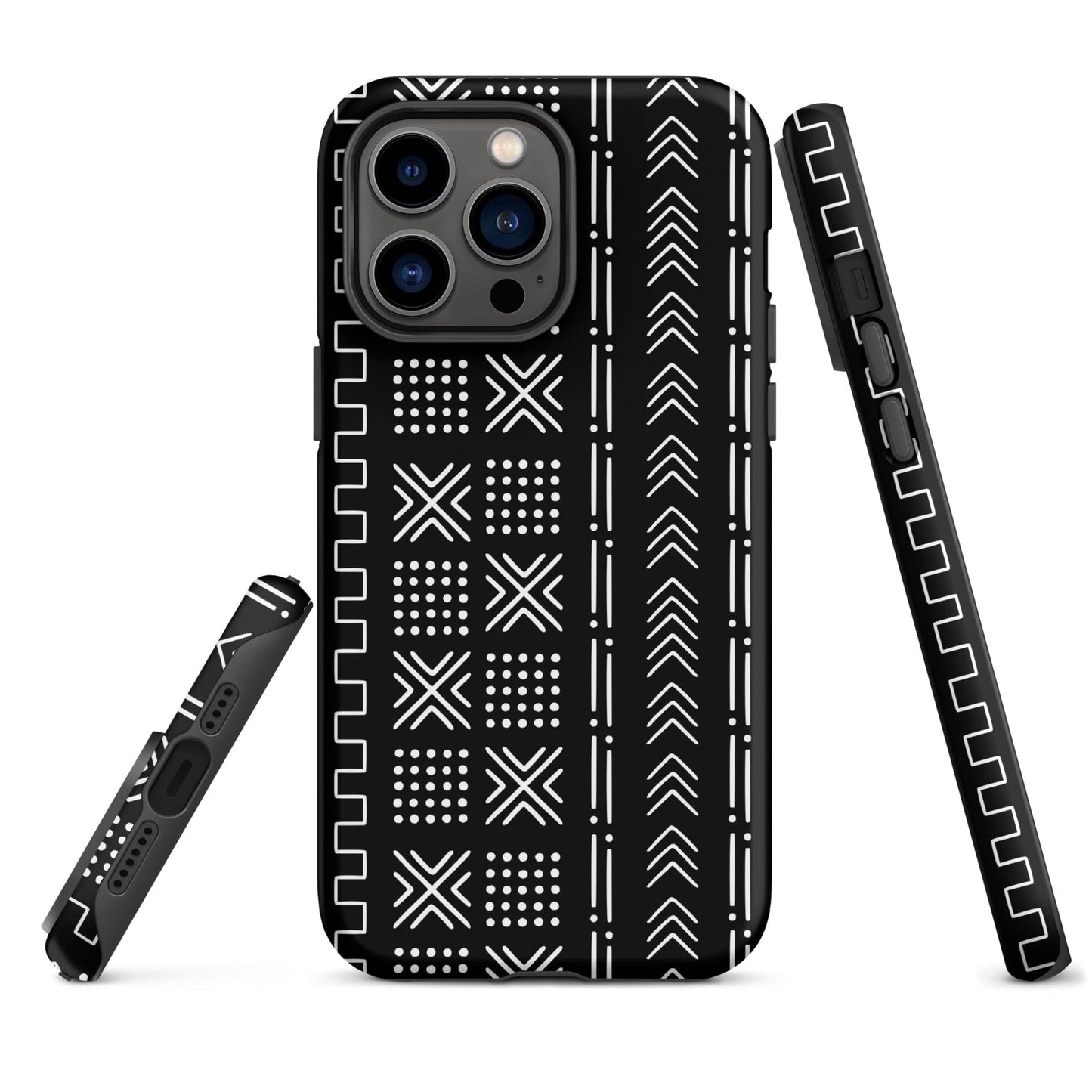 African Mud Cloth Tough iPhone Case - The Global Wanderer