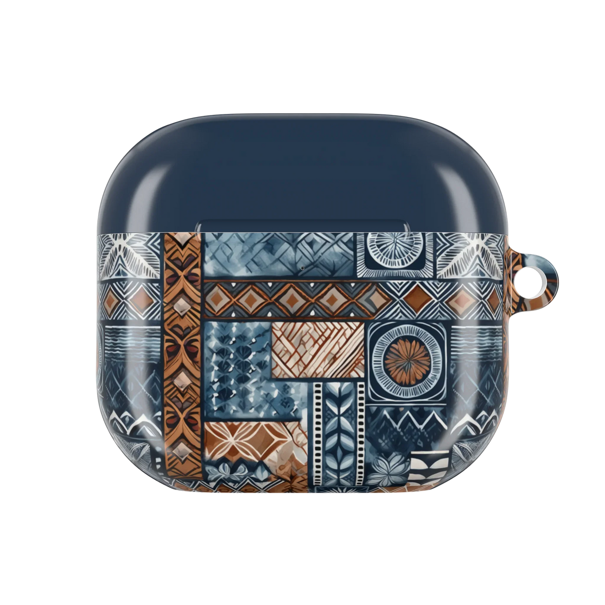 Trade Wind Tapa Cloth AirPods 4 Case - The Global Wanderer