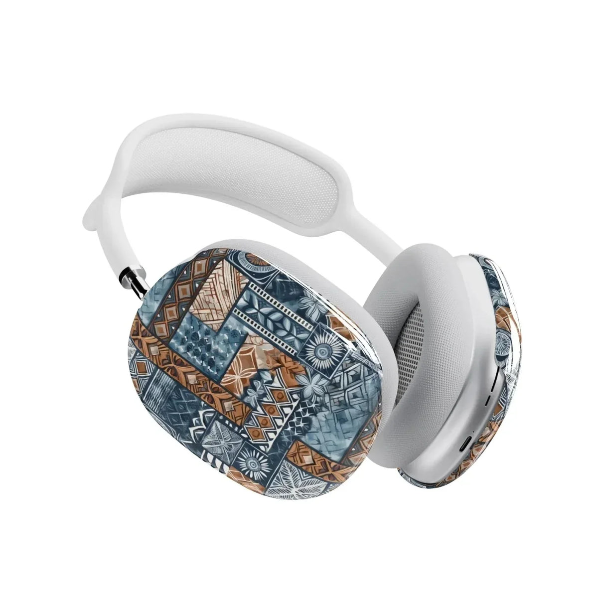 Trade Wind Tapa Cloth AirPods Max Case - The Global Wanderer