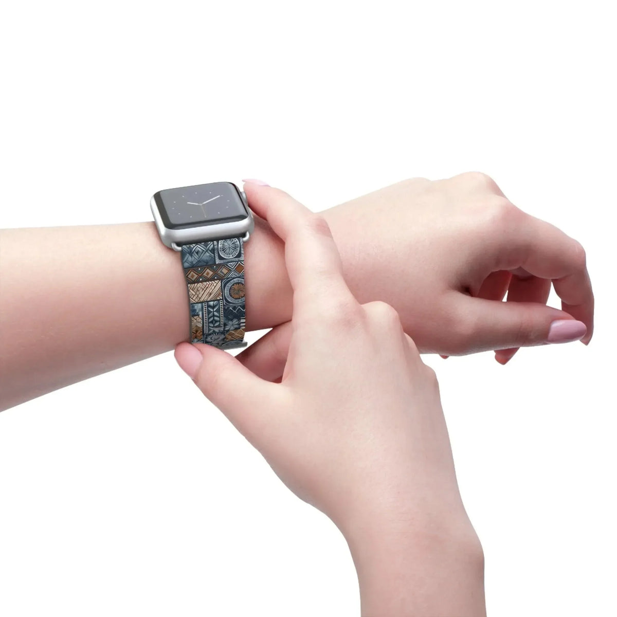 Trade Wind Tapa Cloth Apple Watch Band - The Global Wanderer