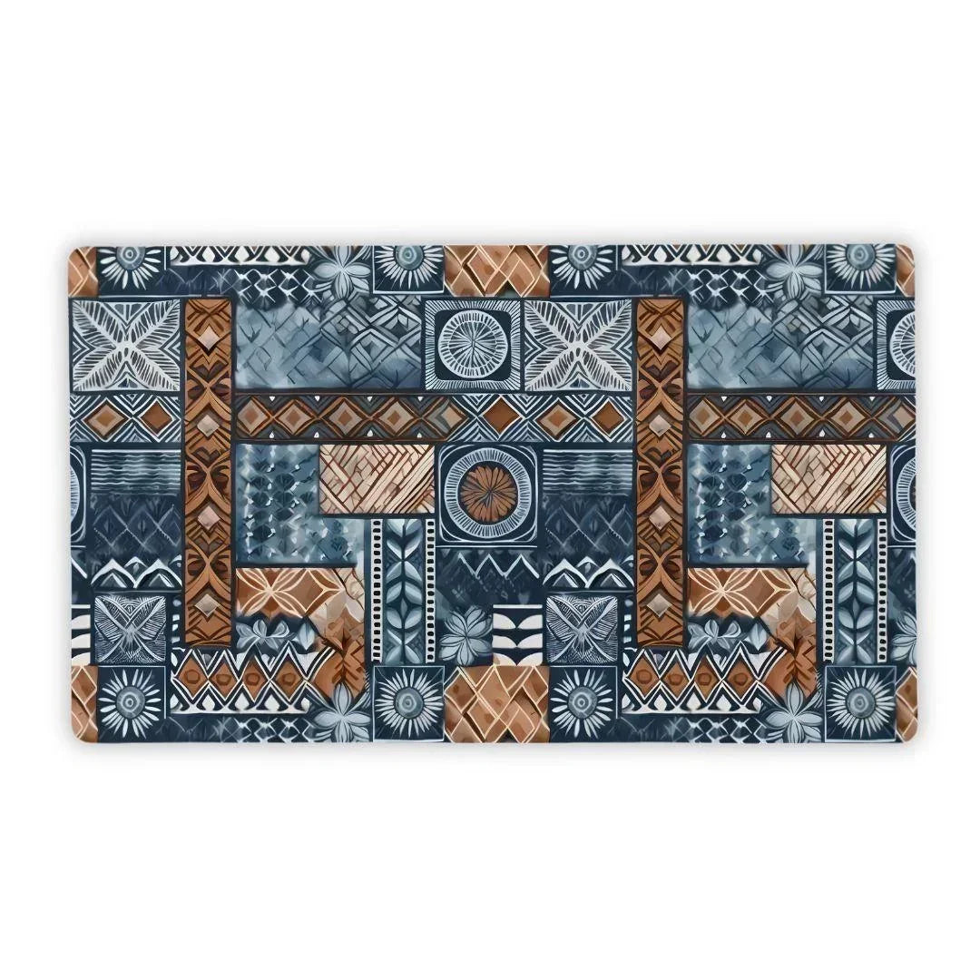 Trade Wind Tapa Cloth Desk Mat - The Global Wanderer