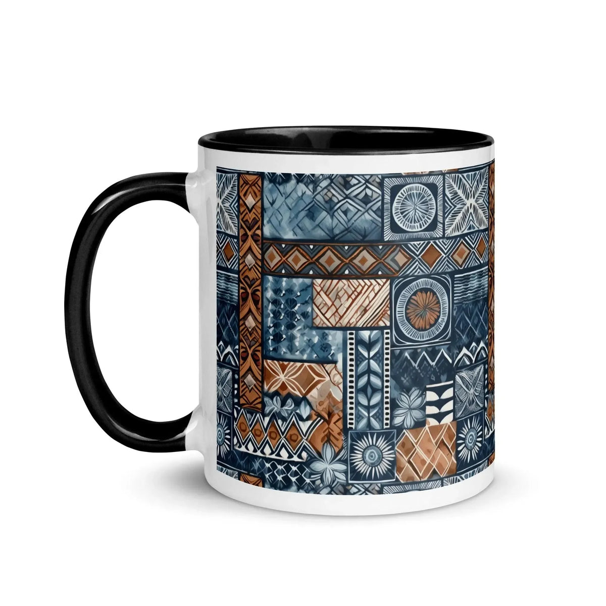 Trade Wind Tapa Cloth Mug - The Global Wanderer