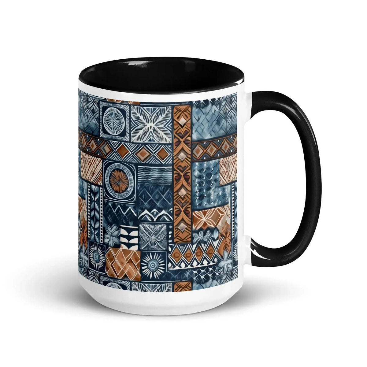 Trade Wind Tapa Cloth Mug - The Global Wanderer