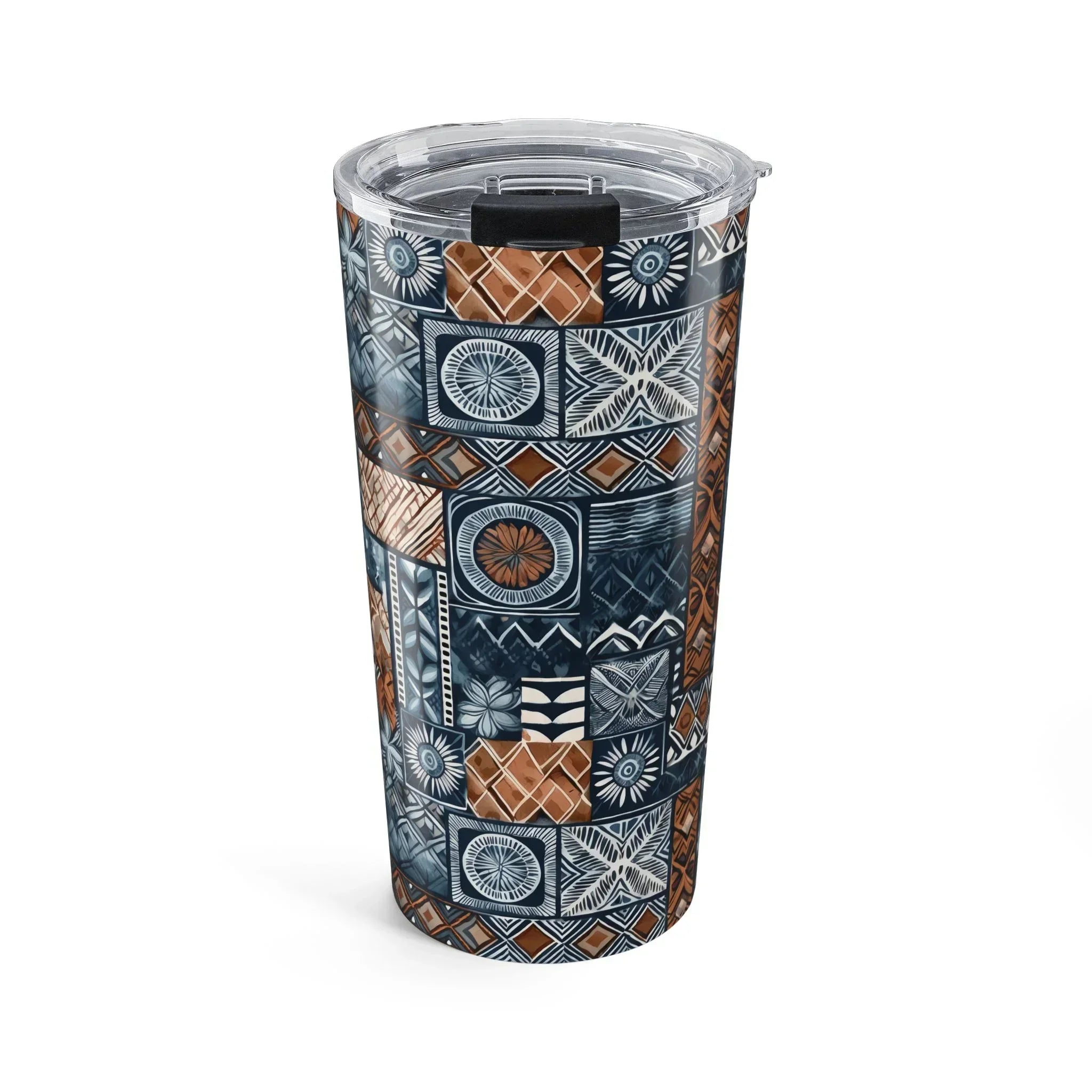 Trade Wind Tapa Cloth Tumbler - The Global Wanderer