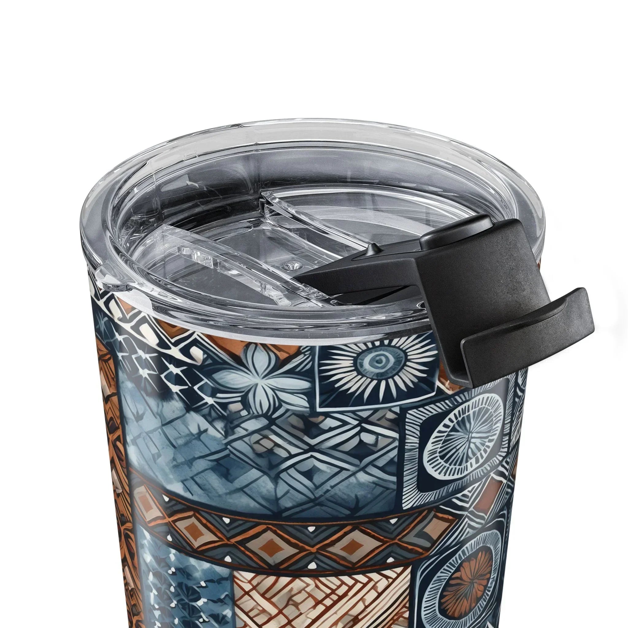 Trade Wind Tapa Cloth Tumbler - The Global Wanderer