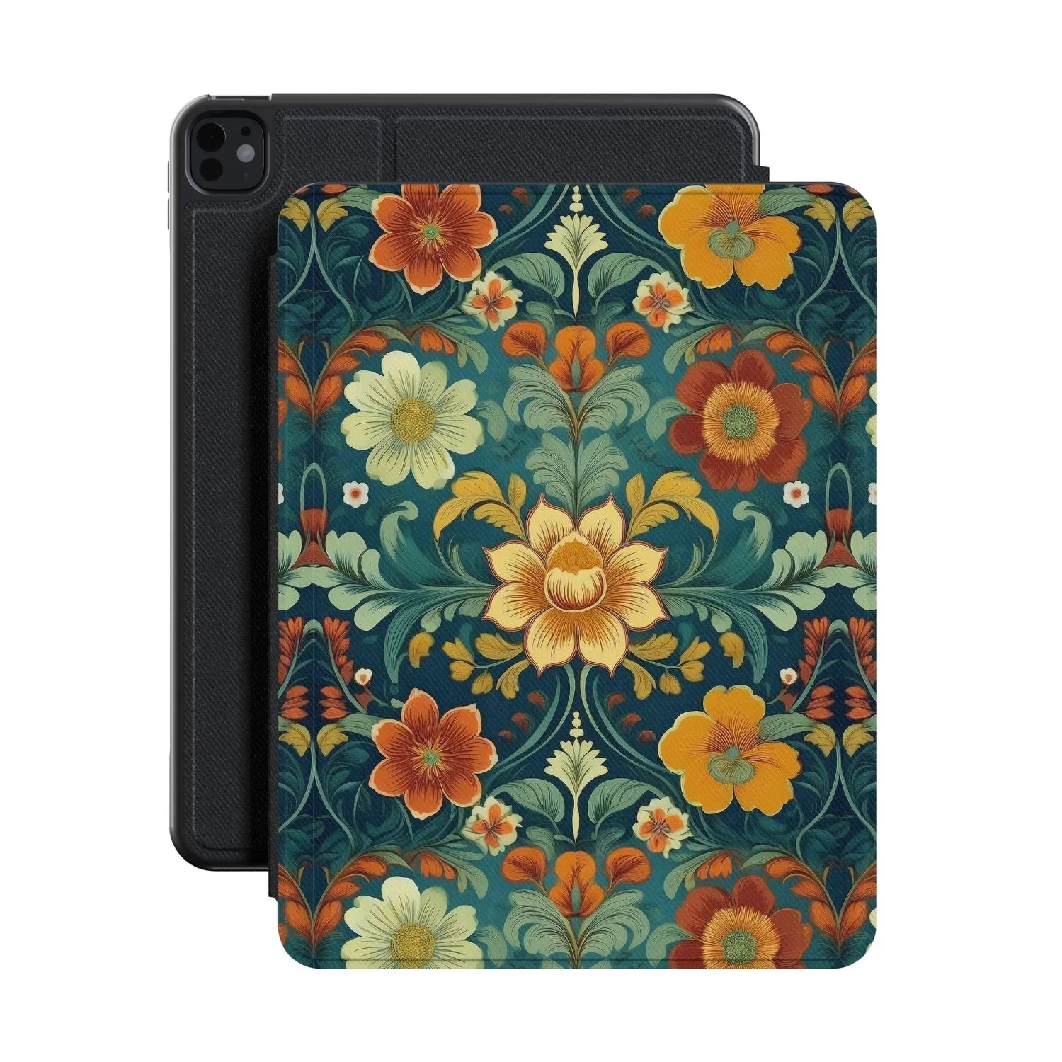 Trondheim Meadow Rosemaling iPad Case - The Global Wanderer