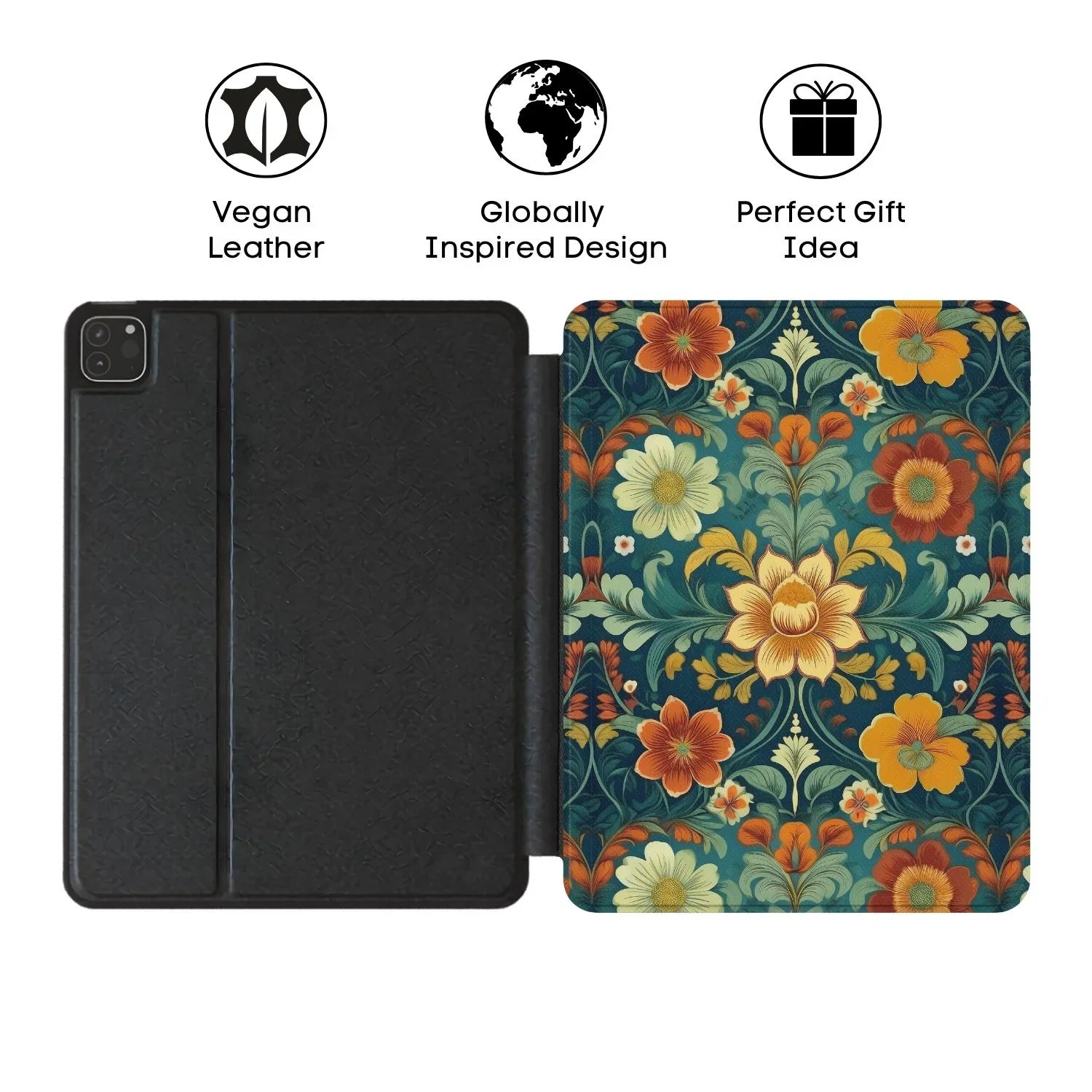 Trondheim Meadow Rosemaling iPad Case - The Global Wanderer