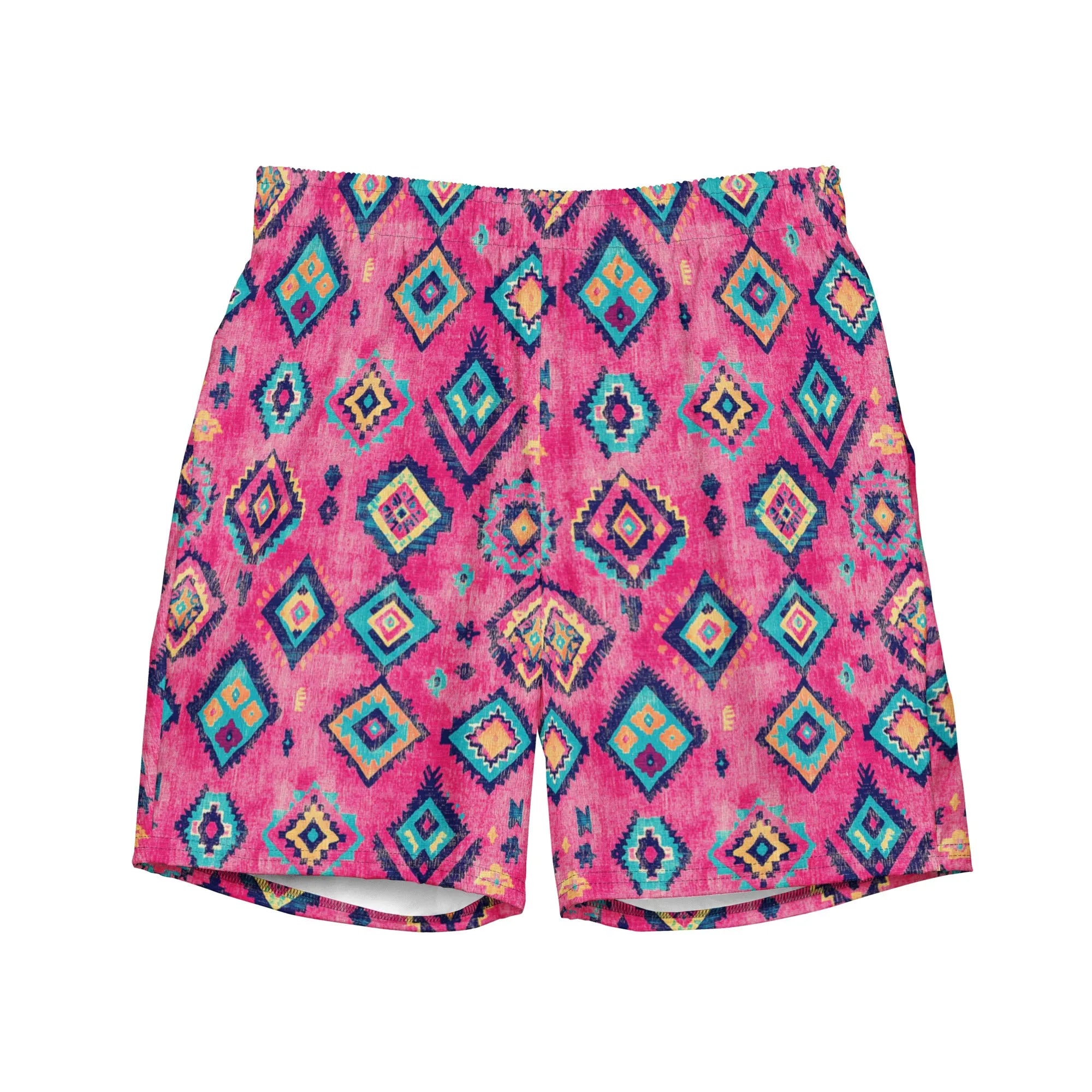 All-Over Print Recycled Swim Trunks - The Global Wanderer