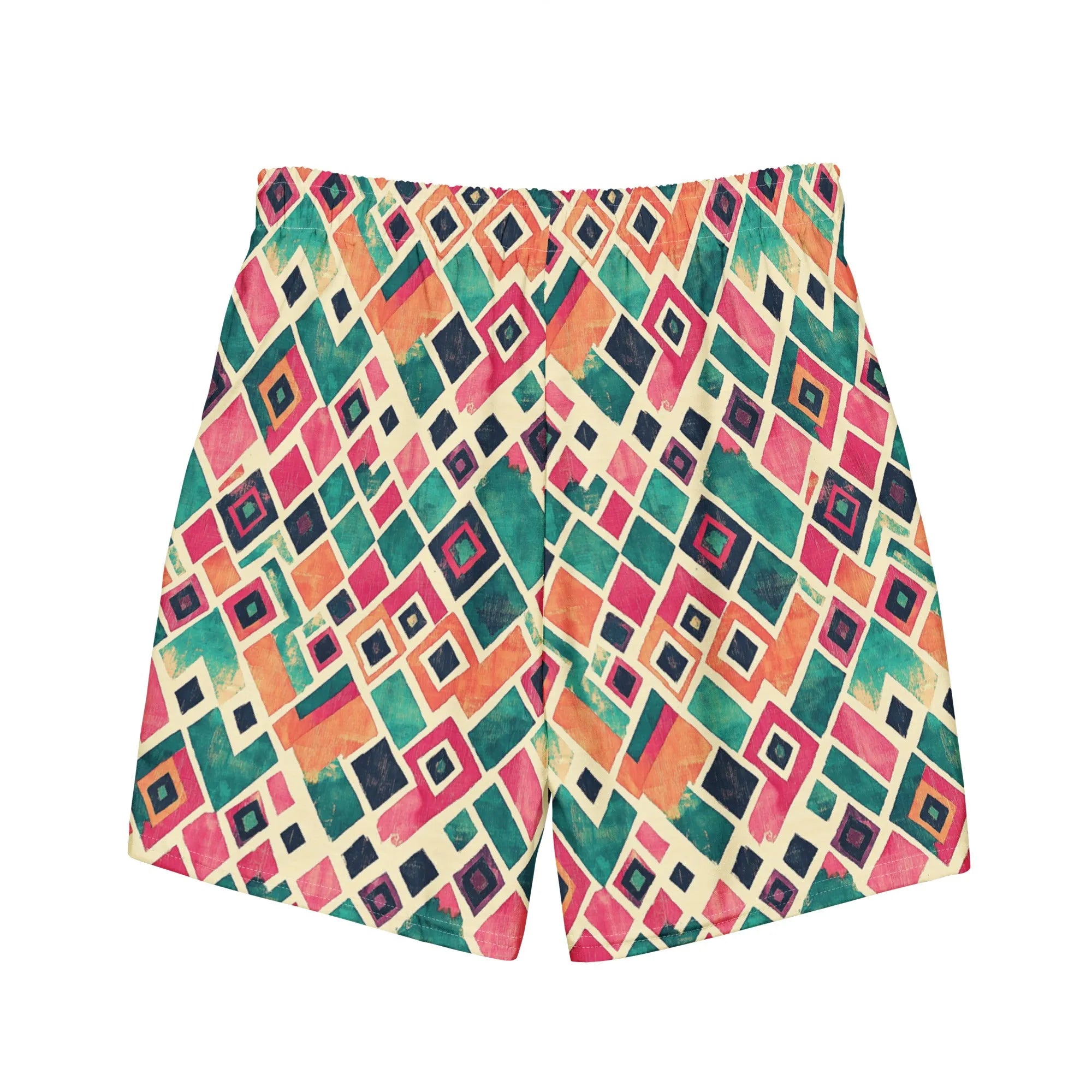 Turkish Kilim Recycled Men's Swim Trunks - The Global Wanderer