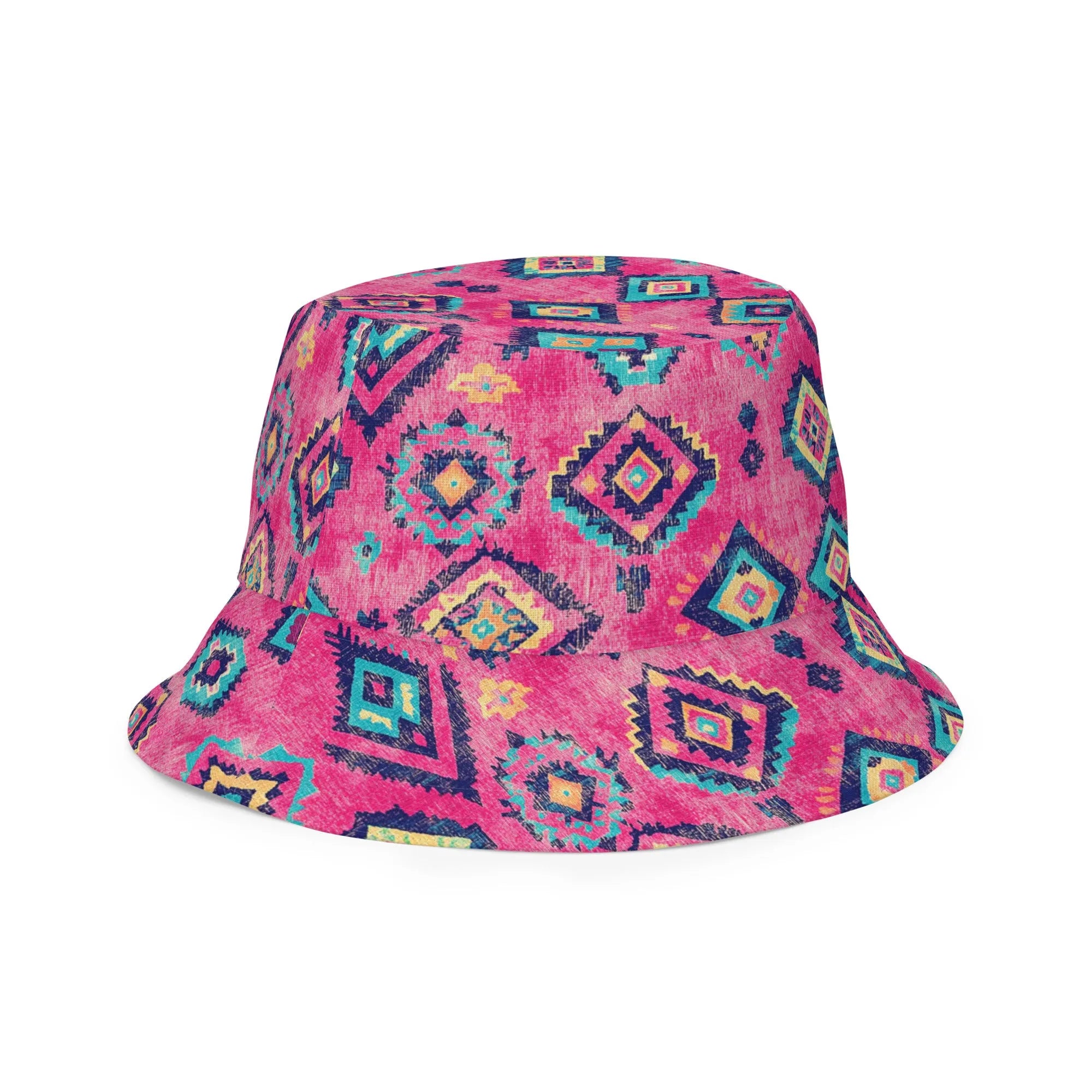 Turkish Kilim Reversible Bucket Hat - The Global Wanderer