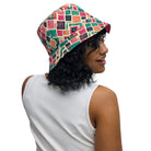 Turkish Kilim Reversible Bucket Hat - The Global Wanderer