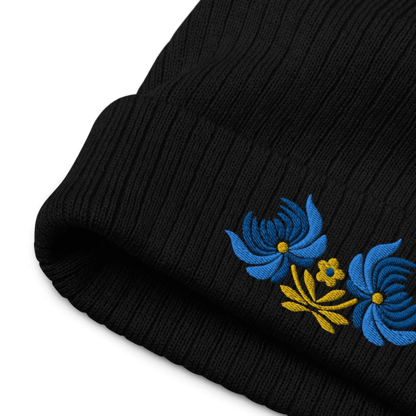 Ukrainian Folk Art Embroidered Beanie - The Global Wanderer