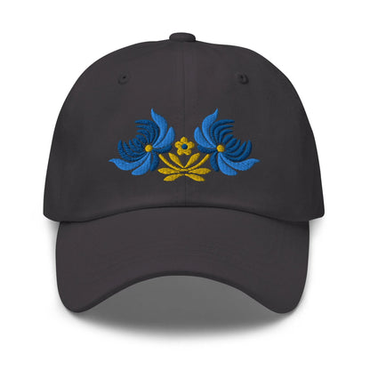 Ukrainian Folk Art Embroidered Dad Hat - The Global Wanderer