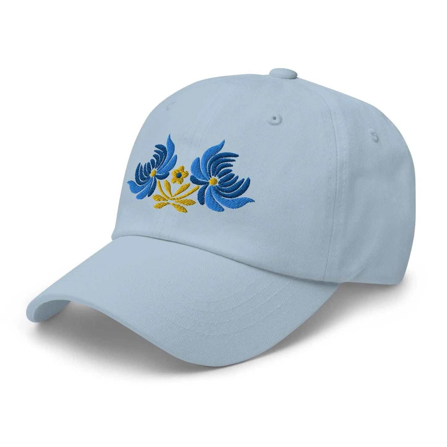 Ukrainian Folk Art Embroidered Dad Hat - The Global Wanderer