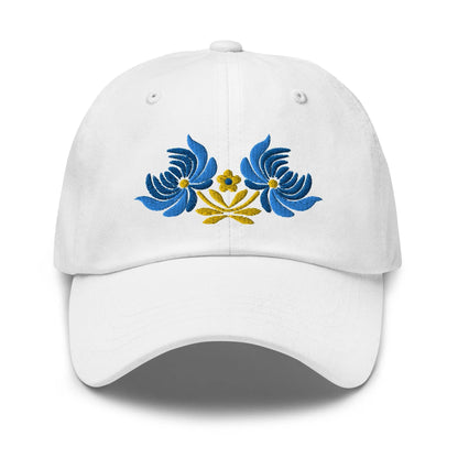 Ukrainian Folk Art Embroidered Dad Hat - The Global Wanderer