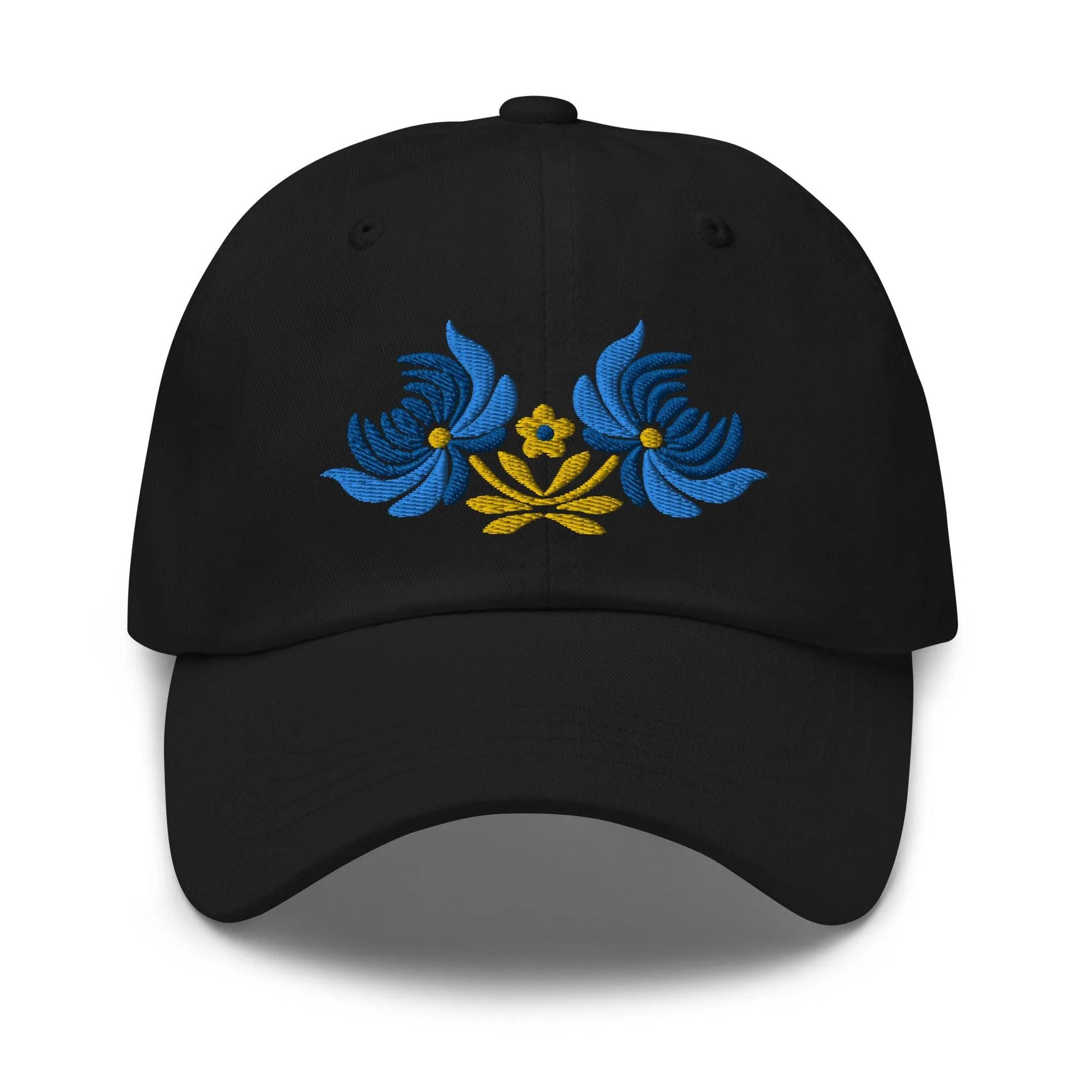 Ukrainian Folk Art Embroidered Dad Hat - The Global Wanderer