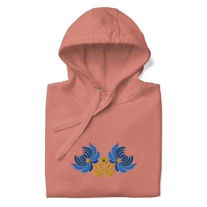 Ukrainian Folk Art Embroidered Hoodie - The Global Wanderer