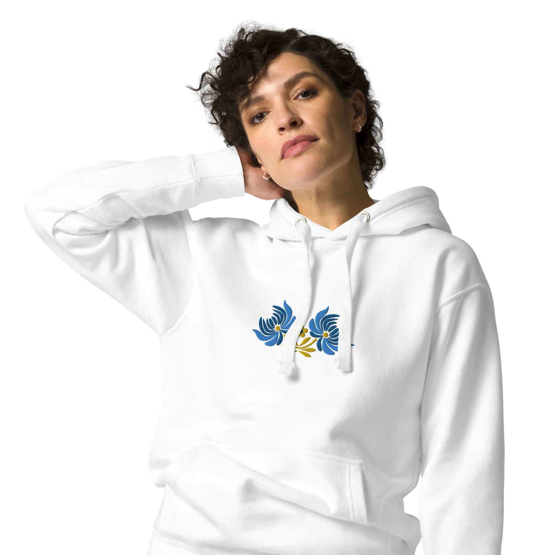 Ukrainian Folk Art Embroidered Hoodie - The Global Wanderer