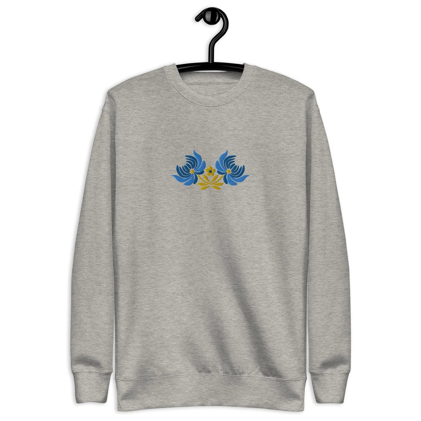 Ukrainian Folk Art Embroidered Sweatshirt - The Global Wanderer