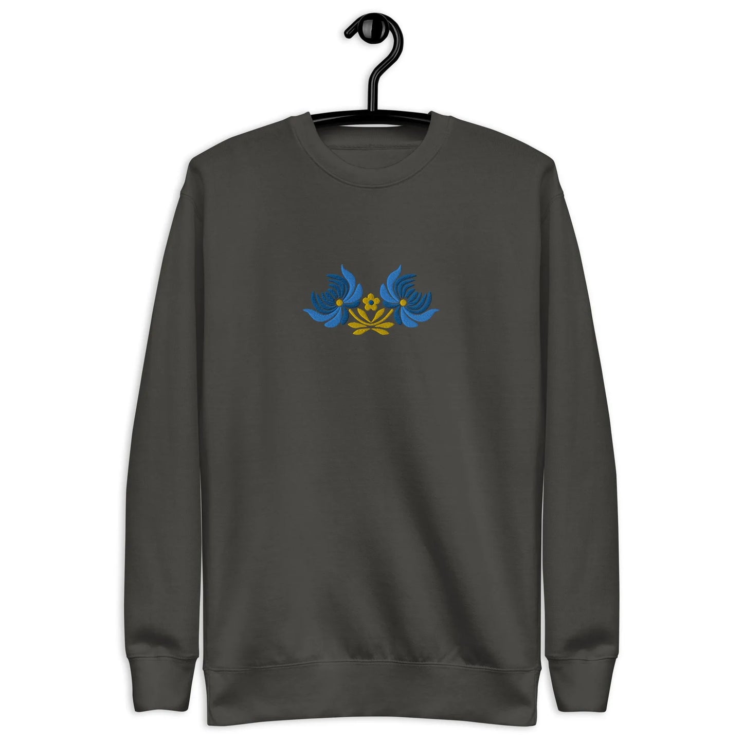 Ukrainian Folk Art Embroidered Sweatshirt - The Global Wanderer