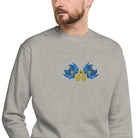 Ukrainian Folk Art Embroidered Sweatshirt - The Global Wanderer