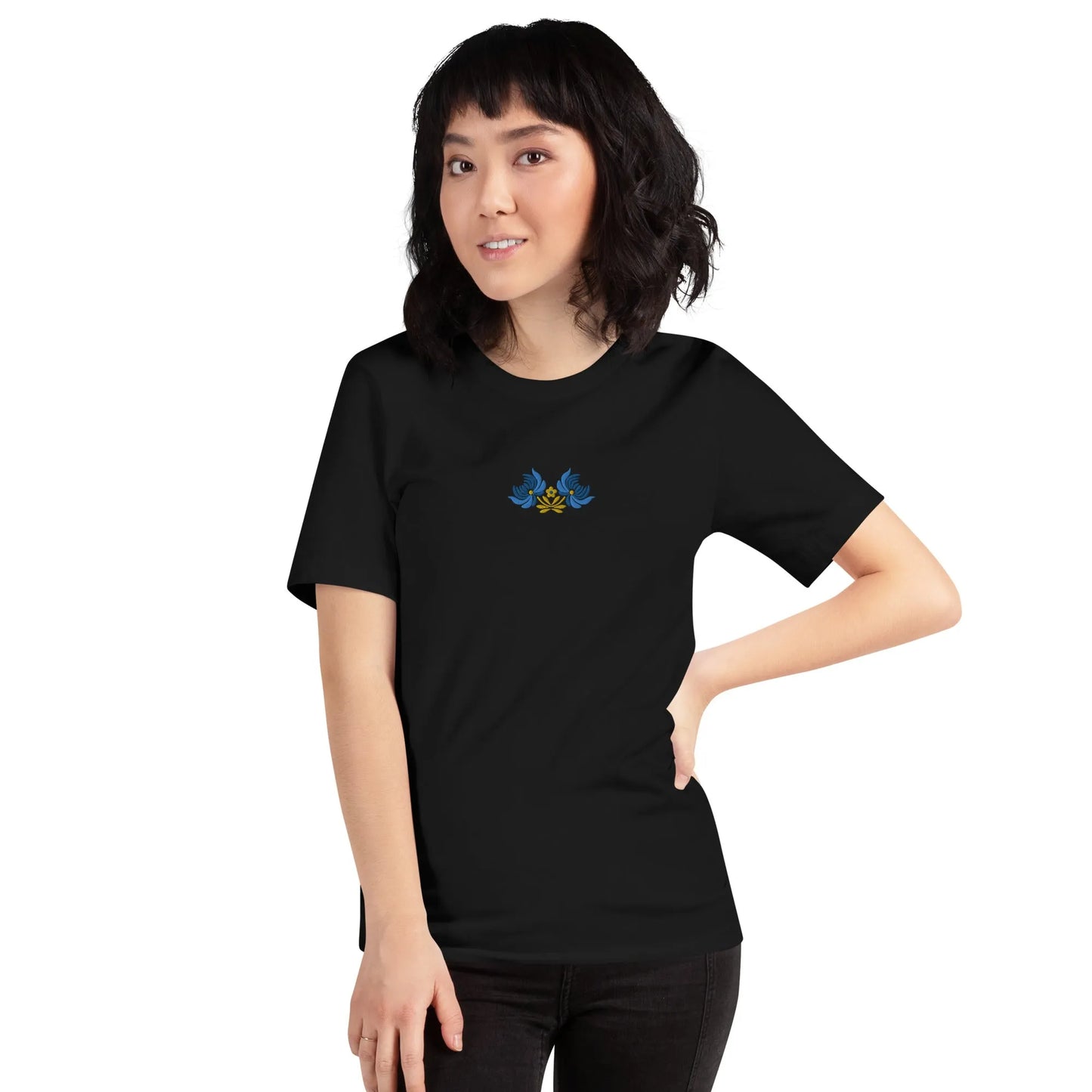 Ukrainian Folk Art Embroidered T-Shirt - The Global Wanderer