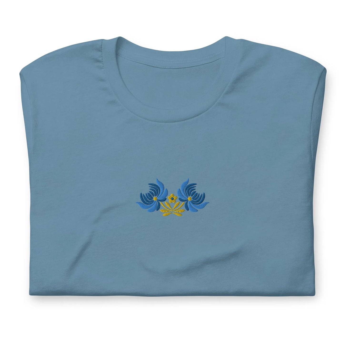 Ukrainian Folk Art Embroidered T-Shirt - The Global Wanderer