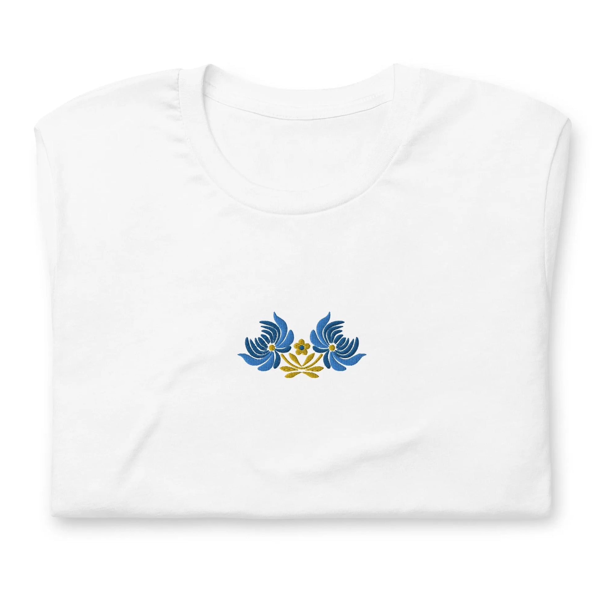 Ukrainian Folk Art Embroidered T-Shirt - The Global Wanderer