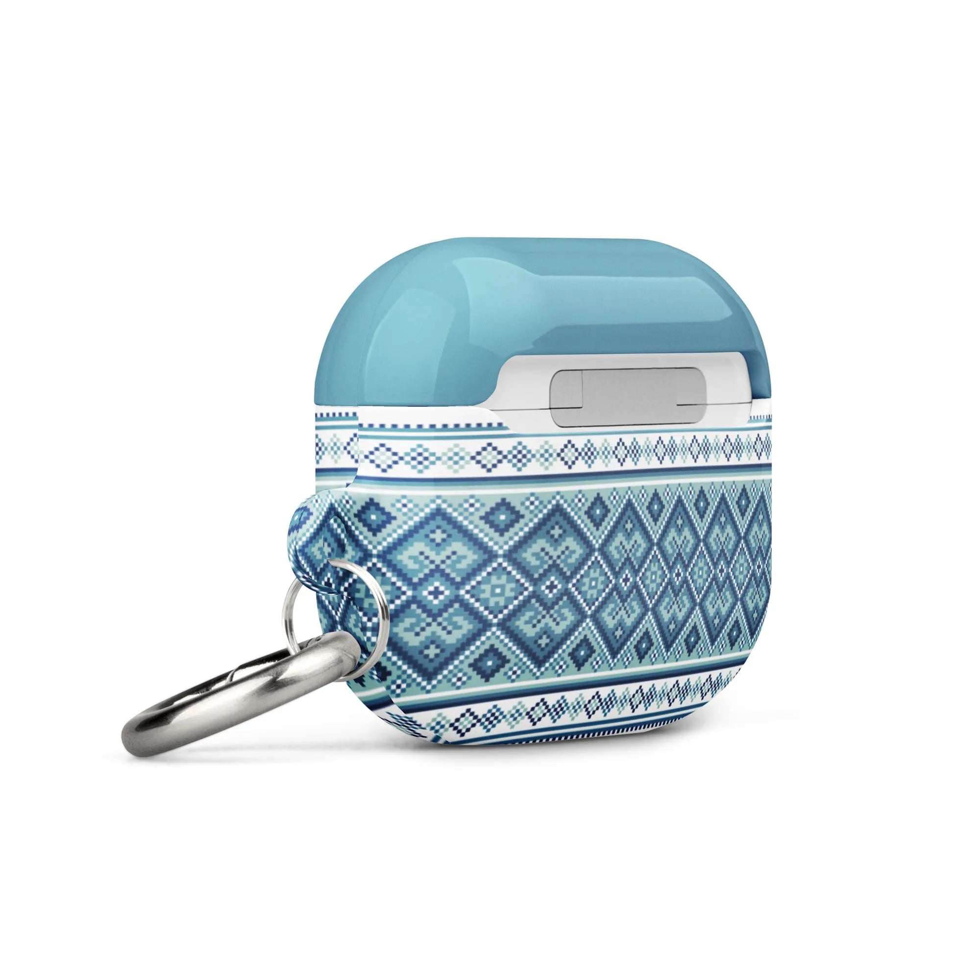 Ukrainian Vyshyvanka AirPod 3 Case - Blue - The Global Wanderer