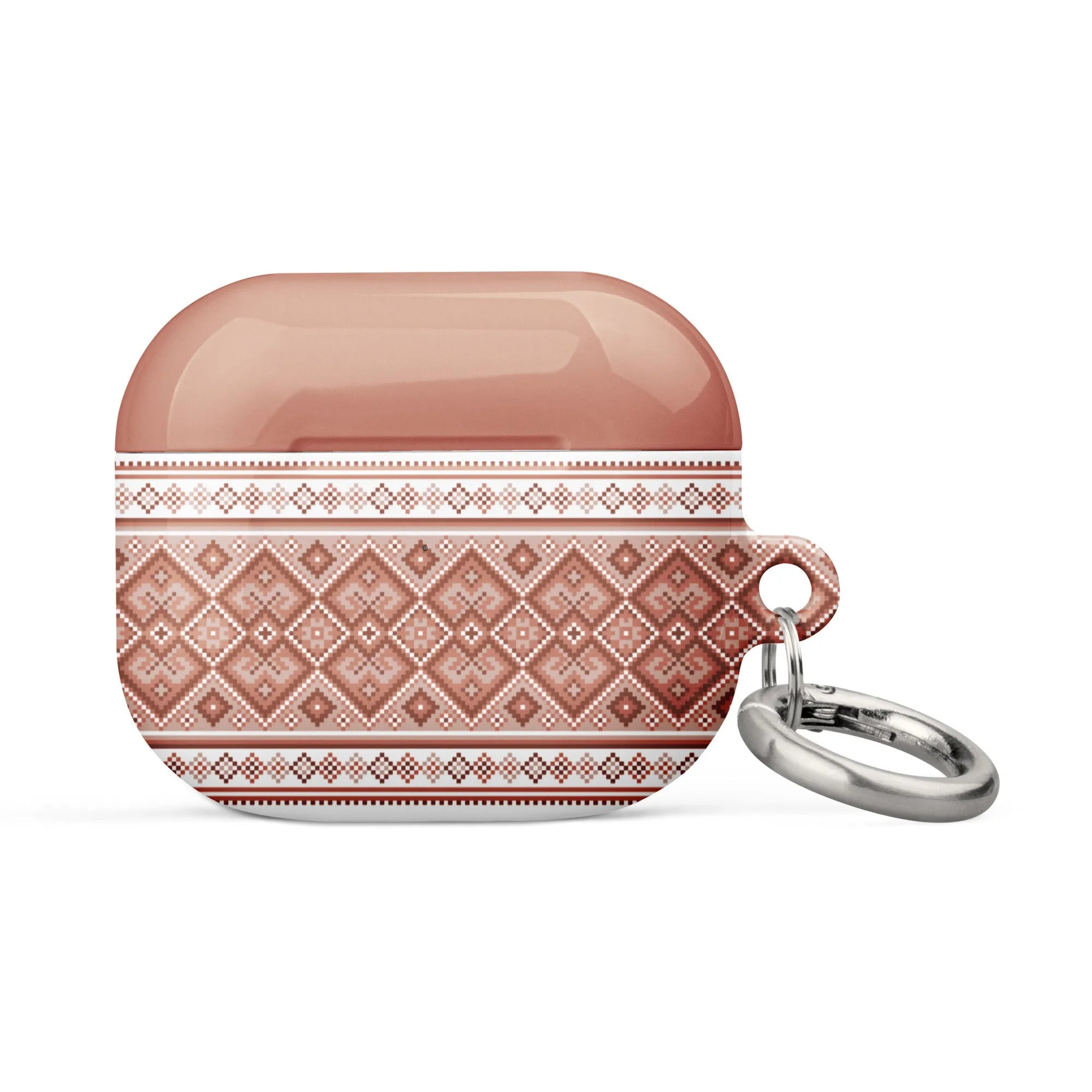 Ukrainian Vyshyvanka AirPod 3 Case - Red - The Global Wanderer