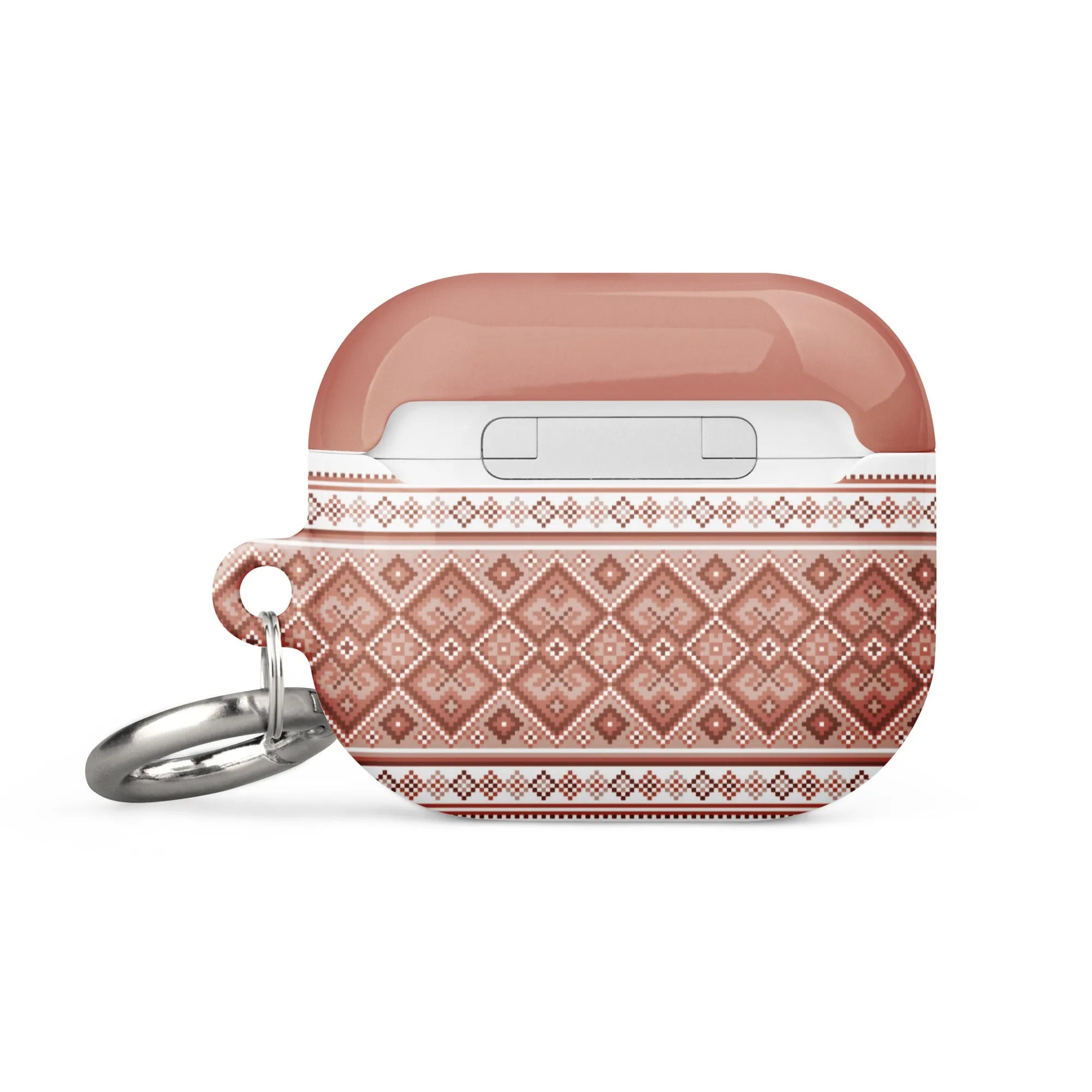 Ukrainian Vyshyvanka AirPod 3 Case - Red - The Global Wanderer