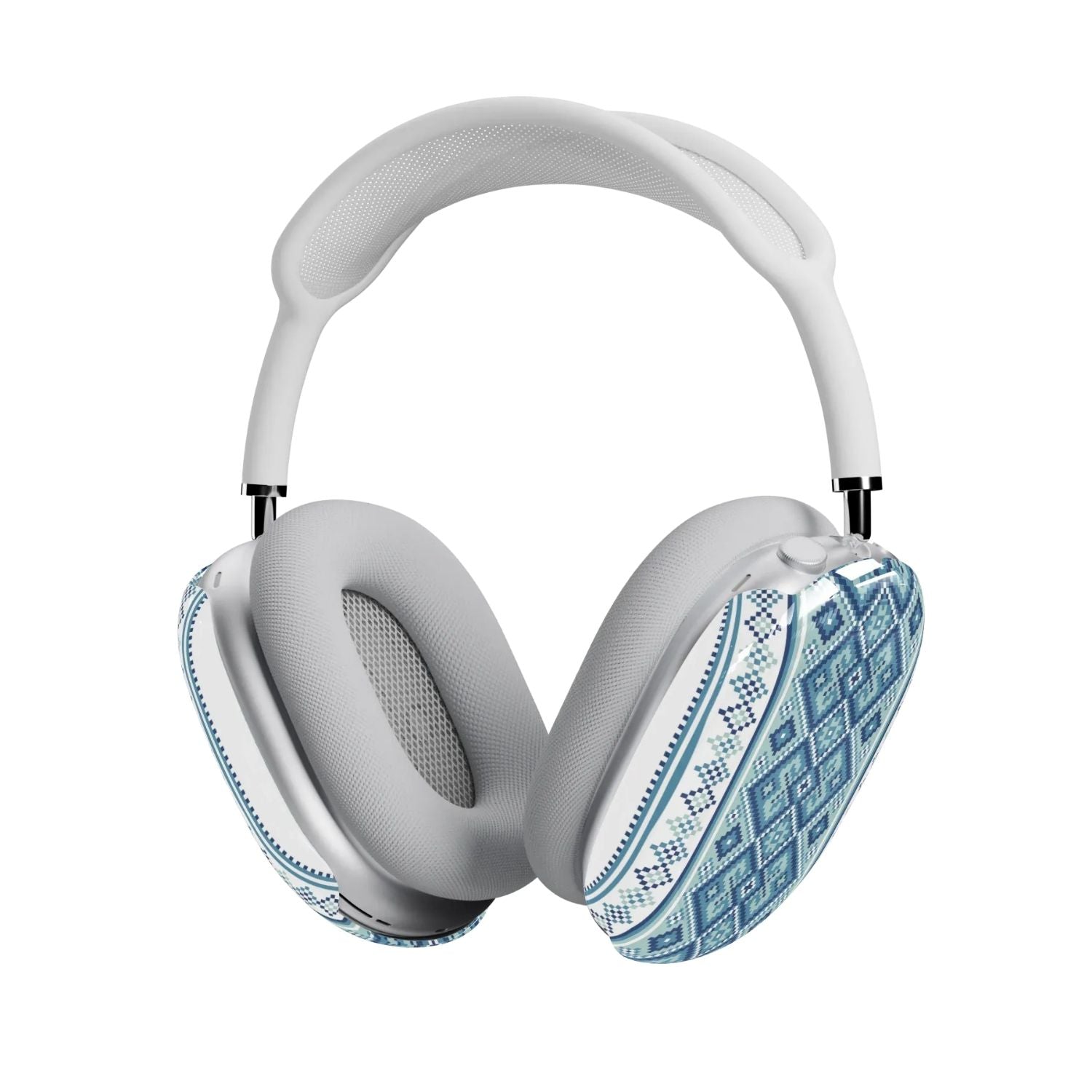Ukrainian Vyshyvanka AirPods Max Case - Blue - The Global Wanderer