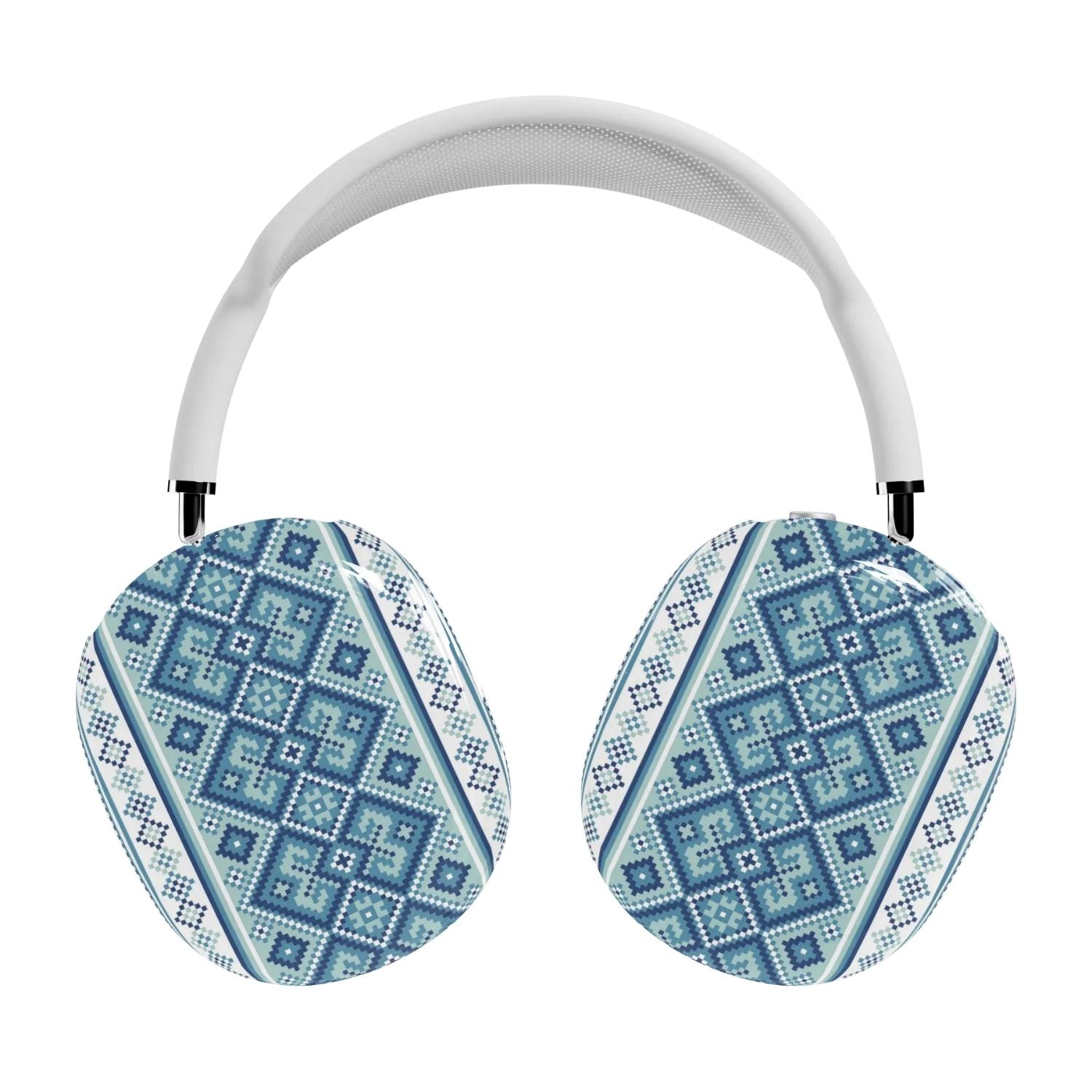 Ukrainian Vyshyvanka AirPods Max Case - Blue - The Global Wanderer