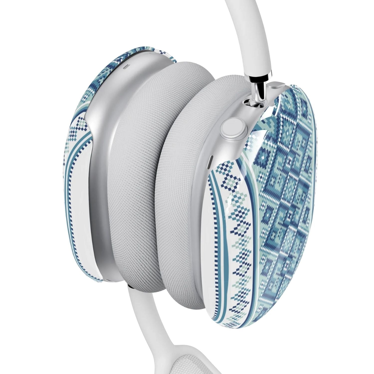 Ukrainian Vyshyvanka AirPods Max Case - Blue - The Global Wanderer